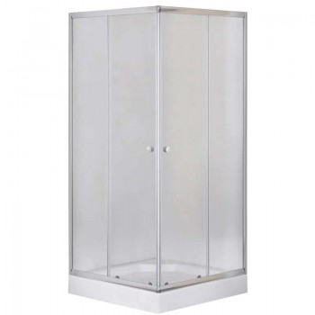 MIXXUS CUBIC SCT01-100x100x195-FB CHROME (в 2 ящ) Душова кабіна з низьким піддоном матове скло 4мм MIXXUS CUBIC SCT01-100x100x195-FB CHROME (в 2 ящ) Душова кабіна з низьким піддоном матове скло 4мм