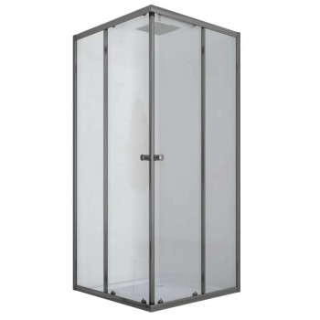 MIXXUS CUBIC SC01-90x90x185-TR GRAPHITE Душова кабіна без піддону прозоре скло 4мм (1 шт/ящ) MIXXUS CUBIC SC01-90x90x185-TR GRAPHITE Душова кабіна без піддону прозоре скло 4мм (1 шт/ящ)