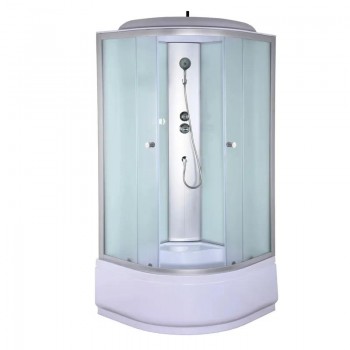 MIXXUS STRONG SB01-90x90x215-FB SATIN (в 3 ящ) Бокс душ. без гідром. з вис. піддоном матове скло 4мм MIXXUS STRONG SB01-90x90x215-FB SATIN (в 3 ящ) Бокс душ. без гідром. з вис. піддоном матове скло 4мм