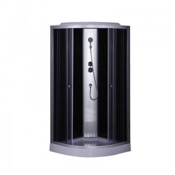 MIXXUS STRONG SB02-90x90x215-GR SATIN (в 3 ящ) Бокс душ. без гідром. з низ.піддон. сіре тон.скло 4мм MIXXUS STRONG SB02-90x90x215-GR SATIN (в 3 ящ) Бокс душ. без гідром. з низ.піддон. сіре тон.скло 4мм