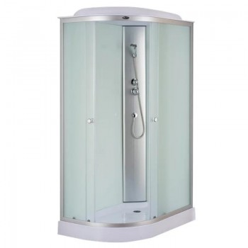 MIXXUS WAVE SB02-120x80x215-R-FB SATIN (в 3 ящ) Бокс душ. без гідром. з низ. піддон. матове скло 4мм MIXXUS WAVE SB02-120x80x215-R-FB SATIN (в 3 ящ) Бокс душ. без гідром. з низ. піддон. матове скло 4мм