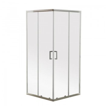 MIXXUS PREMIUM DIVERSE SC02-90x90x195-TR CHROME Душова кабіна без піддону прозоре скло 5мм (1 шт/ящ) MIXXUS PREMIUM DIVERSE SC02-90x90x195-TR CHROME Душова кабіна без піддону прозоре скло 5мм (1 шт/ящ)