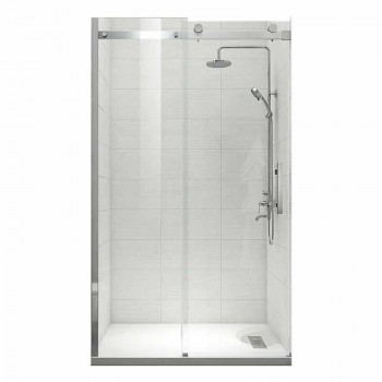 KOER SR SD01-120x200-TR-01 Двері в нішу прозоре скло EASY CLEAN 8мм ХРОМ (1 шт/ящ) KOER SR SD01-120x200-TR-01 Двері в нішу прозоре скло EASY CLEAN 8мм ХРОМ (1 шт/ящ)