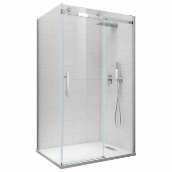 KOER SR SW01-90x200-TR-07 Бічна стінка до кабіни прозоре скло EASY CLEAN 8мм ГРАФІТ (1 шт/ящ)