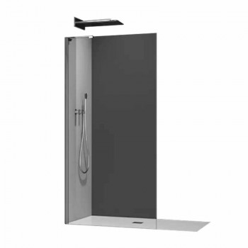 KOER SR SP02-100x200-TR-07 Душова перегородка Walk-In прозоре скло EASY CLEAN 8мм ГРАФІТ (1 шт/ящ) KOER SR SP02-100x200-TR-07 Душова перегородка Walk-In прозоре скло EASY CLEAN 8мм ГРАФІТ (1 шт/ящ)