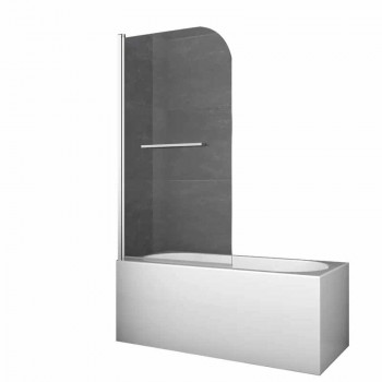 KOER SR BS02-80x140-TR-01 Шторки скляні на ванну прозоре скло 6мм ХРОМ (1 шт/ящ) KOER SR BS02-80x140-TR-01 Шторки скляні на ванну прозоре скло 6мм ХРОМ (1 шт/ящ)