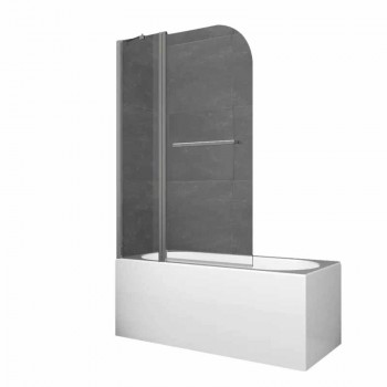 KOER SR BS04-95x140-TR-07 Шторки скляні на ванну прозоре скло 6мм ГРАФІТ (1 шт/ящ) KOER SR BS04-95x140-TR-07 Шторки скляні на ванну прозоре скло 6мм ГРАФІТ (1 шт/ящ)