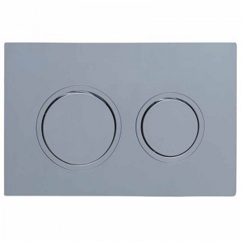 KOER KT-0605-01 Панель змиву 220x140x12mm пластикова, кнопка кругла (колір ХРОМ) (10 шт/ящ) KOER KT-0605-01 Панель змиву 220x140x12mm пластикова, кнопка кругла (колір ХРОМ) (10 шт/ящ)