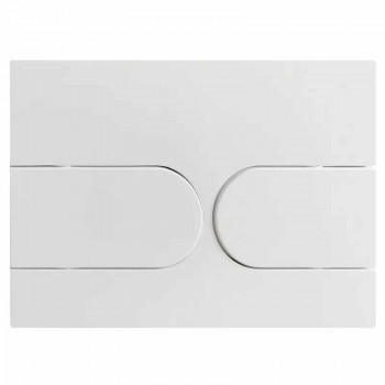 KOER KT-0604-03 Панель змиву 240x160x10mm пластикова, кнопка закруглена (колір БІЛИЙ) (10 шт/ящ) KOER KT-0604-03 Панель змиву 240x160x10mm пластикова, кнопка закруглена (колір БІЛИЙ) (10 шт/ящ)