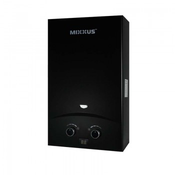 MIXXUS GWH-0210 BASIC BLACK Газова колонка димохідна 10 л/хв (колір чорний) (1 шт/ящ)