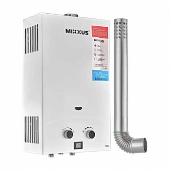 MIXXUS GWH-0710 BASIC TURBO WHITE Газова колонка турбована 10 л/хв (колір білий) (1 шт/ящ) MIXXUS GWH-0710 BASIC TURBO WHITE Газова колонка турбована 10 л/хв (колір білий) (1 шт/ящ)