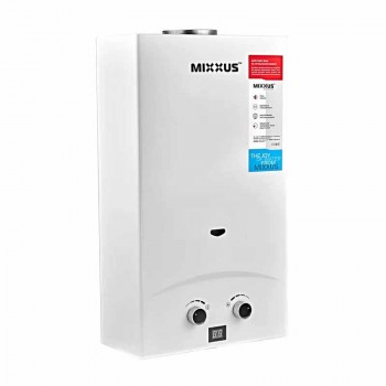 MIXXUS GWH-0112 BASIC WHITE Газова колонка димохідна 12 л/хв (колір білий) (1 шт/ящ) MIXXUS GWH-0112 BASIC WHITE Газова колонка димохідна 12 л/хв (колір білий) (1 шт/ящ)