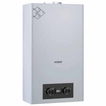 KOER KWH.G0110 GRAY Газова колонка димохідна 10 л/хв (колір сірий) (1 шт/ящ) KOER KWH.G0110 GRAY Газова колонка димохідна 10 л/хв (колір сірий) (1 шт/ящ)