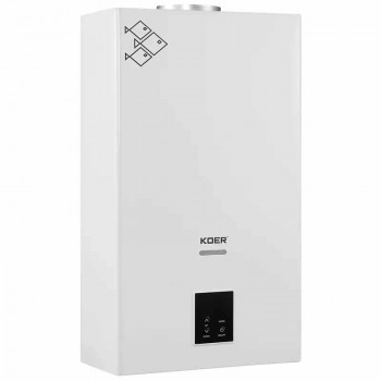 KOER KWH.G0210 WHITE Газова колонка димохідна з модуляцієй 10 л/хв (колір білий) (1 шт/ящ) KOER KWH.G0210 WHITE Газова колонка димохідна з модуляцієй 10 л/хв (колір білий) (1 шт/ящ)