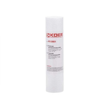 KOER KV-01-2510-01 (старий арт. KV.0001) Картридж поліпропіленовий PP1 2,5"х10" (48 шт/ящ) KOER KV-01-2510-01 (старий арт. KV.0001) Картридж поліпропіленовий PP1 2,5"х10" (48 шт/ящ)