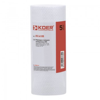 KOER KV.4105 Картридж поліпропіленовий PP5 4,5"x10" (12 шт/ящ) KOER KV.4105 Картридж поліпропіленовий PP5 4,5"x10" (12 шт/ящ)