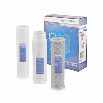 EUROPRODUCT EPV-100 Комплект змінних картриджів (ППР 5мкм+пом'якшення+спрес.вугілля) (10 шт/ящ) EUROPRODUCT EPV-100 Комплект змінних картриджів (ППР 5мкм+пом'якшення+спрес.вугілля) (10 шт/ящ)