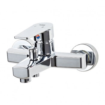 PLAMIX Oscar 009 ванна коротка Chrome (матеріал-пластик, без шланга та лійки)