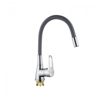 CHAMPION SOP 014-045 (NUT) REFL.GREY Змішувач для кухні з силік. виливом (кол.вил.сірий) (10 шт/ящ) CHAMPION SOP 014-045 (NUT) REFL.GREY Змішувач для кухні з силік. виливом (кол.вил.сірий) (10 шт/ящ)
