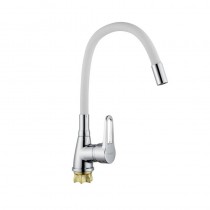 CHAMPION SOP 014-045 (NUT) REFL.WHITE Змішувач для кухні з силік. виливом (кол.вил.білий) (10 шт/ящ) CHAMPION SOP 014-045 (NUT) REFL.WHITE Змішувач для кухні з силік. виливом (кол.вил.білий) (10 шт/ящ)