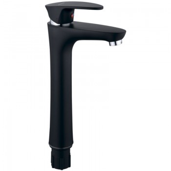 PLAMIX CEZAR-001 HIGH SET Matte black Змішувач для умивальника (з підведенням) (10 шт/ящ) PLAMIX CEZAR-001 HIGH SET Matte black Змішувач для умивальника (з підведенням) (10 шт/ящ)