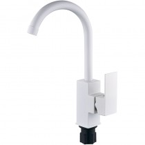PLAMIX KUBUS-011 SET White Змішувач для кухні (з підведенням) (20 шт/ящ)