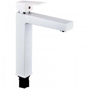 PLAMIX KUBUS-001 HIGH SET White Змішувач для умивальника (з підведенням) (10 шт/ящ) PLAMIX KUBUS-001 HIGH SET White Змішувач для умивальника (з підведенням) (10 шт/ящ)