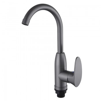 PLAMIX CEZAR-011-B SET Graphite Змішувач для кухні (з підведенням) (20 шт/ящ) PLAMIX CEZAR-011-B SET Graphite Змішувач для кухні (з підведенням) (20 шт/ящ)