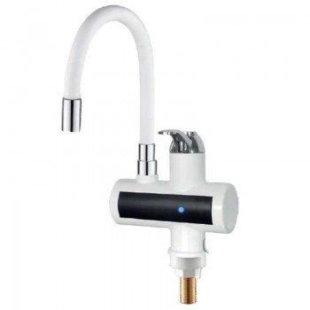 ZERIX ELW21-F-WHITE Водонагрівач 3,3 kW проточний, СИЛІК. вилив, на мийку (білий) (12 шт/ящ) ZERIX ELW21-F-WHITE Водонагрівач 3,3 kW проточний, СИЛІК. вилив, на мийку (білий) (12 шт/ящ)