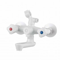 PLAMIX OMEGA-142 EURO SET WHITE (зі шлангом, лійкою та кронштейном) (24 шт/ящ)