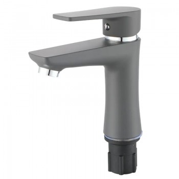 PLAMIX OSCAR-001 GRAPHITE Змішувач для умивальника (без підведення) (Колір графіт) (30 шт/ящ)