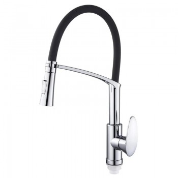 PLAMIX CEZAR-017 SET CHROME REFL.BLACK Змішувач для кухні з силік.виливом (з підведенням) (10 шт/ящ) PLAMIX CEZAR-017 SET CHROME REFL.BLACK Змішувач для кухні з силік.виливом (з підведенням) (10 шт/ящ)