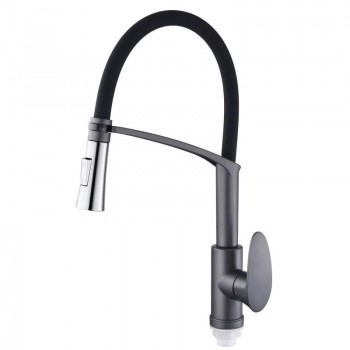 PLAMIX CEZAR-017 SET GRAPHITE REFL.BLACK Змішувач для кухні з силік.вилив.(з підведенням) (10 шт/ящ) PLAMIX CEZAR-017 SET GRAPHITE REFL.BLACK Змішувач для кухні з силік.вилив.(з підведенням) (10 шт/ящ)