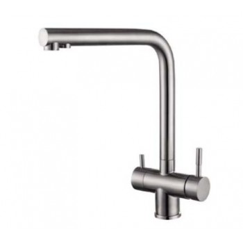 ZERIX LUX-021 Змішувач для кухні з нерж. сталі SUS304 з вих. для питної води (10 шт/ящ) ZERIX LUX-021 Змішувач для кухні з нерж. сталі SUS304 з вих. для питної води (10 шт/ящ)