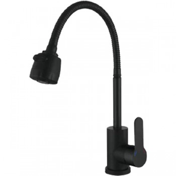 ZERIX DAX-011 BLACK REFLECTOR Змішувач для кухні з нерж. сталі SUS304 (кол. чорний) (10 шт/ящ) ZERIX DAX-011 BLACK REFLECTOR Змішувач для кухні з нерж. сталі SUS304 (кол. чорний) (10 шт/ящ)