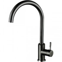ZERIX LUX-011 GRAPHITE Змішувач для кухні з нерж. сталі SUS304 (кол. графіт) (10 шт/ящ)