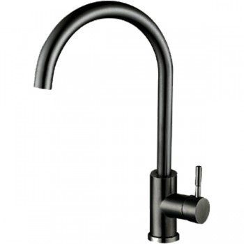 ZERIX LUX-011 GRAPHITE Змішувач для кухні з нерж. сталі SUS304 (кол. графіт) (10 шт/ящ) ZERIX LUX-011 GRAPHITE Змішувач для кухні з нерж. сталі SUS304 (кол. графіт) (10 шт/ящ)