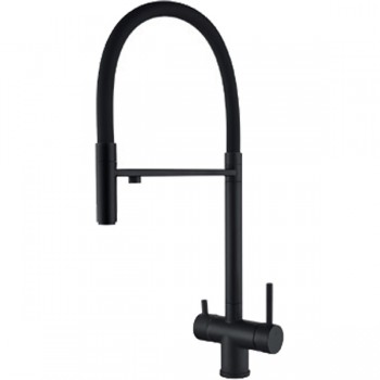 ZERIX KIT-021 BLACK REFL.BLACK Зміш.для кух.з сил.вил. з н.ст.SUS304 з вих.для пит.води (10 шт/ящ) ZERIX KIT-021 BLACK REFL.BLACK Зміш.для кух.з сил.вил. з н.ст.SUS304 з вих.для пит.води (10 шт/ящ)