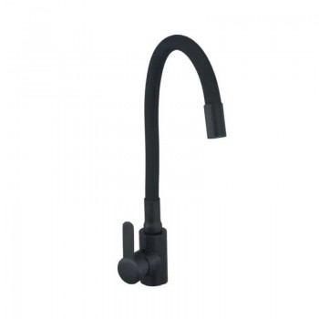 CHAMPION EZA-011 BLACK REFL.BLACK Зміш. для кухні з силік. вил. з нерж. сталі (вил.чорн) (16 шт/ящ) CHAMPION EZA-011 BLACK REFL.BLACK Зміш. для кухні з силік. вил. з нерж. сталі (вил.чорн) (16 шт/ящ)