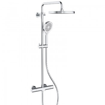 KOER KB-55013-01 Душова колона з термостатичним змішувачем, 3 функції (Колір хром) (4 шт/ящ) KOER KB-55013-01 Душова колона з термостатичним змішувачем, 3 функції (Колір хром) (4 шт/ящ)
