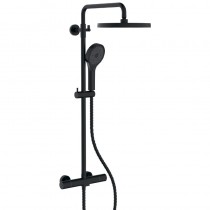 KOER KB-55013-05 Душова колона з термостатичним змішувачем, 3 функції (Колір чорний) (4 шт/ящ) KOER KB-55013-05 Душова колона з термостатичним змішувачем, 3 функції (Колір чорний) (4 шт/ящ)