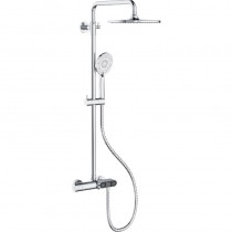 KOER KB-55014-01 Душова колона з термостатичним змішувачем, 3 функції (Колір хром) (4 шт/ящ) KOER KB-55014-01 Душова колона з термостатичним змішувачем, 3 функції (Колір хром) (4 шт/ящ)