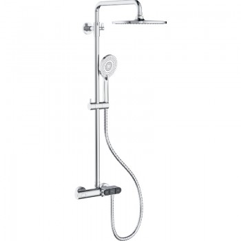 KOER KB-55014-01 Душова колона з термостатичним змішувачем, 3 функції (Колір хром) (4 шт/ящ) KOER KB-55014-01 Душова колона з термостатичним змішувачем, 3 функції (Колір хром) (4 шт/ящ)