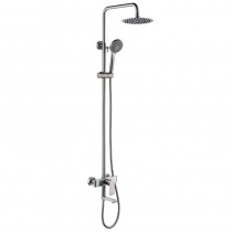 KOER KI-56015-02 Душова колона зі змішувачем, 3 функції, з нерж.сталі SUS304 (Колір нерж)(4 шт/ящ)