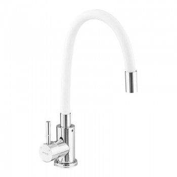 MIXXUS SUS-011 CHROME REFL.WHITE Зміш. для кухні з силік. вил.з нерж. сталі (вил.білий)(10 шт/ящ) MIXXUS SUS-011 CHROME REFL.WHITE Зміш. для кухні з силік. вил.з нерж. сталі (вил.білий)(10 шт/ящ)