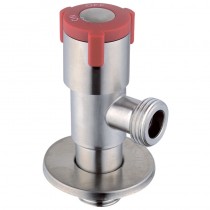 ZERIX VAL-06-1/2x1/2 Кран для підключ. сантехприл. з нерж.ст.SUS304 (синій) (50 шт/ящ)