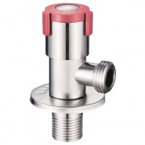 ZERIX VAL-07-1/2x1/2 Кран для підключ. сантехприл. з нерж.ст.SUS304 (червоний) (50 шт/ящ)