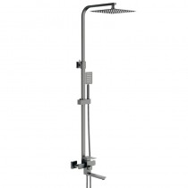 MIXXUS KUB-007-J GRAPHITE Душова колона зі змішувачем з нерж. сталі SUS304 (кол. графіт)(6 шт/ящ)