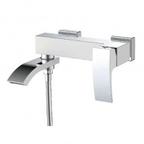 KOER KB-41007-04 Змішувач для ванни з коротким виливом (Колір хром+білий) (8 шт/ящ)