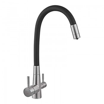 MIXXUS SUS-021 REFL.BLACK Зміш. для кух. з сил. вил.з нерж.ст.SUS304 з вих. для пит. води (10 шт/ящ) MIXXUS SUS-021 REFL.BLACK Зміш. для кух. з сил. вил.з нерж.ст.SUS304 з вих. для пит. води (10 шт/ящ)